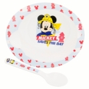 Zestaw śniadaniowy do mikrofalówki Myszka Mickey (2 częściowy) - Strażak - Disney - Stor