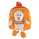 A Plecak z pluszowym zwierzątkiem, pomarańczowy  - NL331