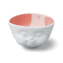 Miska porcelanowa 500 ml ŻARŁOCZNA BUŹKA M TASSEN biała wnętrze brzoskwiniowe 58Products