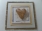 Kartka okolicznościowa robiona ręcznie - 1019 złote serce dla zakochanych