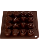 Forma na czekoladowe pralinki - Praliny - Pavoni - CHOCOICEMRS