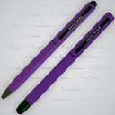 Pierre Cardin Zestaw piśmienny touch pen, soft touch CELEBRATION fioletowy