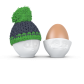 Ocieplacz czapka na jajko szara-zielona T015532