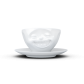 Filiżanka porcelanowa 200 ml do kawy Laughing/Roześmiana, biały - TASSEN - 58Products