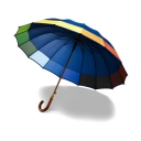 Kolorowy parasol 16 PANELI, niebieski - AXV4187-04