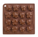 Forma na czekoladowe pralinki ELEPHANT - Pavoni - CHOCO12