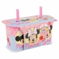 Zestaw kubków w kształcie jogurtu ze słomką Myszka Minnie (2szt.) 190ml - Disney - Stor
