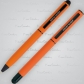 Pierre Cardin Zestaw piśmienny touch pen, soft touch CELEBRATION pomarańczowy