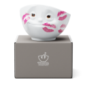 TASSEN Miska porcelanowa 500 ml ZAKOCHANA BUŹKA Pocałunek czerwone usta brązowe oczy 58Products
