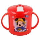 Czerwony kubek niekapek Myszka Mickey 230ml - Strażak - Disney - Stor