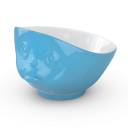 Miska porcelanowa 500 ml PROSZĄCA BUŹKA, niebieska - TASSEN - 58Products - T010208