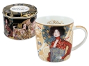 Kubek porcelanwy Gustav Klimt Emilie Flöge Carmani puszka 420ml