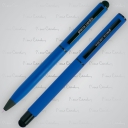 Pierre Cardin Zestaw piśmienny touch pen, soft touch CELEBRATION niebieski