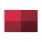 Komplet podkładek na stół Zarah, czerwony - CONTENTO - 656165