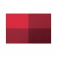 Komplet podkładek na stół Zarah, czerwony - CONTENTO - 656165