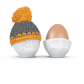 Ocieplacz czapka na jajko szara-pomarańczowa T015504